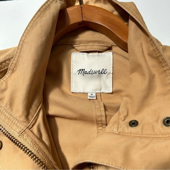 Madewell Embroidered Pessage Jacket Floral Military Style, Size Medium - Picture 15 of 16